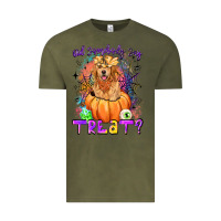 Vintage Olive did somebody say treat Vintage Tee - LillyAllenDesigns