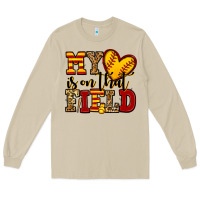 Mushroom my heart is on that field softball Long Sleeve Tee - Jasminsmagicworld