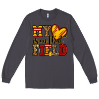 Smoke my heart is on that field softball Long Sleeve Tee - Jasminsmagicworld