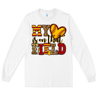 My Heart Is On That Field Softball Long Sleeve Tee | Teevron