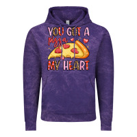 Cloud Purple you got a pizza my heart Vintage Hoodie - LillyAllenDesigns