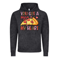 Vintage Black you got a pizza my heart Vintage Hoodie - LillyAllenDesigns