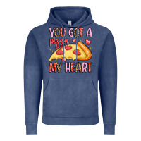 Vintage Denim you got a pizza my heart Vintage Hoodie - LillyAllenDesigns