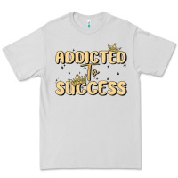 Dove Grey addicted to success Premium Tee - MaliasSmallBusiness