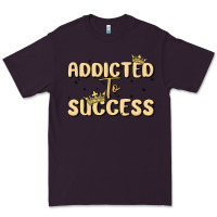 Plum addicted to success Premium Tee - MaliasSmallBusiness