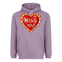 Lavender valentine's day hearts 6 Heavyweight Hoodie - FaDigitalArtStudio