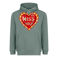 Sage valentine's day hearts 6 Heavyweight Hoodie - FaDigitalArtStudio
