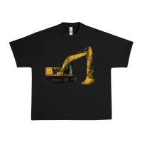 Black Excavator Urban Heavy Tee - LillyAllenDesigns