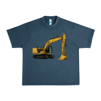 Midnight Navy Excavator Urban Heavy Tee - LillyAllenDesigns