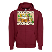 Burgundy Bad and boozy Zipper Hoodie - CowGirlArtShop