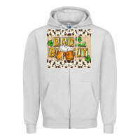 Dove Grey Bad and boozy Zipper Hoodie - CowGirlArtShop