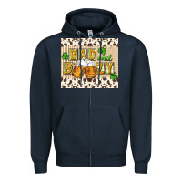 Navy Bad and boozy Zipper Hoodie - CowGirlArtShop