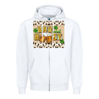 White Bad and boozy Zipper Hoodie - CowGirlArtShop