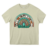 Mossy blessed western rainbow Heavy Core Tee - Jasminsmagicworld