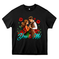 Black you and me Heavy Core Tee - AdoDesignShop