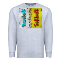 Heather Grey Baseball And Softball Tumbler Premium Sweatshirt - BundleAndBundleShop