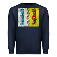 Navy Baseball And Softball Tumbler Premium Sweatshirt - BundleAndBundleShop