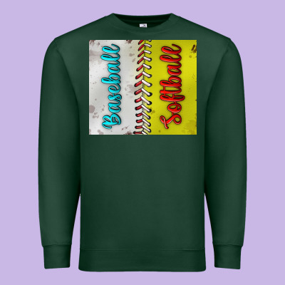 Baseball And Softball Tumbler Premium Sweatshirt Designed By Bundleandbundleshop