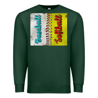 Sports Green Baseball And Softball Tumbler Premium Sweatshirt - BundleAndBundleShop