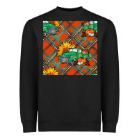 Black Fall truck Heavyweight Sweatshirt - NancyCooperArtShop
