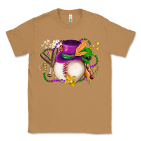 Toasted Coconut mardi gras baseball Classic Tee - LillyAllenDesigns