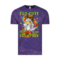 Cloud Purple too cute too spook Vintage Tee - LillyAllenDesigns