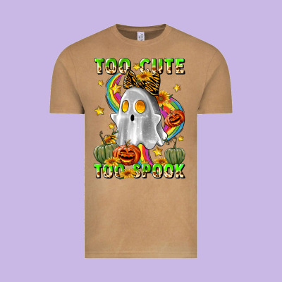 Too Cute Too Spook Vintage Tee Designed By Lillyallendesigns