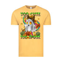 Vintage Mustard too cute too spook Vintage Tee - LillyAllenDesigns