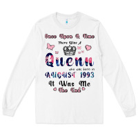 White Once Upon A Time There Was A Queen Who Was Born I Long Sleeve Tee - Bettercallsaul