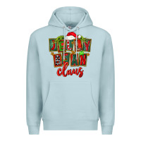 Blue Mist christmas jelly bean claus Premium Hoodie - FaDigitalArtStudio