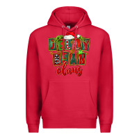 Cardinal christmas jelly bean claus Premium Hoodie - FaDigitalArtStudio