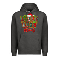 Charcoal Heather christmas jelly bean claus Premium Hoodie - FaDigitalArtStudio