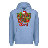 Colony Blue christmas jelly bean claus Premium Hoodie - FaDigitalArtStudio