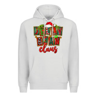 Dove Grey christmas jelly bean claus Premium Hoodie - FaDigitalArtStudio
