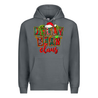 Rock christmas jelly bean claus Premium Hoodie - FaDigitalArtStudio