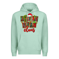 Seafoam christmas jelly bean claus Premium Hoodie - FaDigitalArtStudio