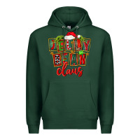 Sports Green christmas jelly bean claus Premium Hoodie - FaDigitalArtStudio