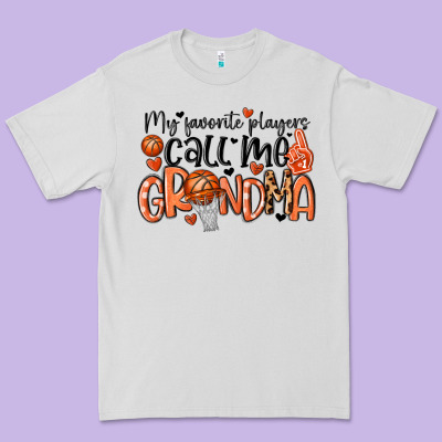 My Favorite Players Call Me Grandma Premium Tee Designed By Maliassmallbusiness