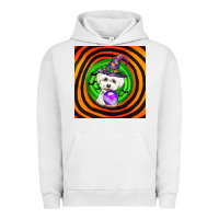 Pigment Lunar Rock halloween bichons frise dog Urban Hoodie - LillyAllenDesigns