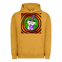 Pigment Peanut Butter halloween bichons frise dog Urban Hoodie - LillyAllenDesigns