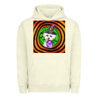 Pigment Pistachio halloween bichons frise dog Urban Hoodie - LillyAllenDesigns