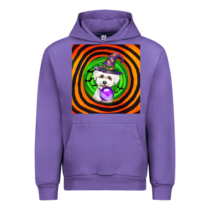 Halloween Bichons Frise Dog Urban Hoodie by LillyAllenDesigns | Teevron