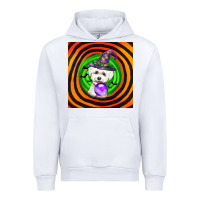 White halloween bichons frise dog Urban Hoodie - LillyAllenDesigns