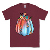 Burgundy flowers pumpkin Classic Tee - JahusDesignShop