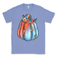 Colony Blue flowers pumpkin Classic Tee - JahusDesignShop