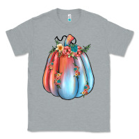 Heather Grey flowers pumpkin Classic Tee - JahusDesignShop