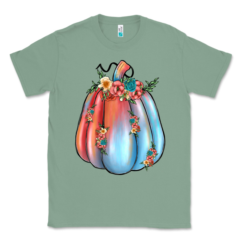 Flowers Pumpkin Classic Tee by JahusDesignShop | Teevron