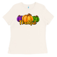 Bone halloween pumpkins thankful Ladies Tee - Jasminsmagicworld