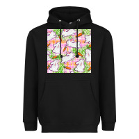 Black Easter Bunnies With Carrots Seamless Pattern Heavyweight Hoodie - BundleAndBundleShop