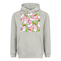 Moon Dust Easter Bunnies With Carrots Seamless Pattern Heavyweight Hoodie - BundleAndBundleShop
